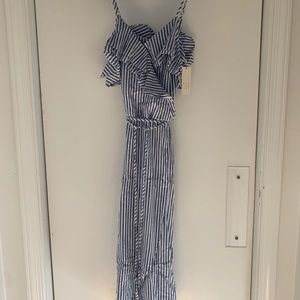 Striped summer dress, brand new, with tags. Size M